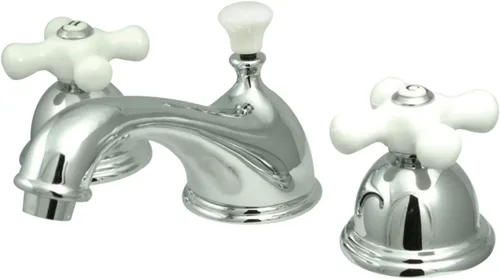 Vista 11 de Kingston Brass KS3967PX Grifo de baño extendido de 8 pulgadas, latón cepillado, 18.38 x 9.94 x 1.75 Cobrizo cepillado