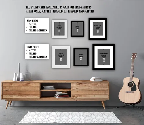 Vista 4 de Don't Stop Believin' Song - Lyrics Inspired Wall Decor Art Print Illustration - Love Song Poster Home Decor Gift for Her