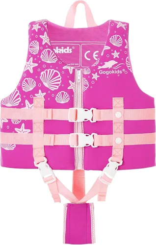 Vista 12 de Gogokids Chaleco de natación para niños, flotadores para bebés – Chaleco de flotabilidad para niños y niñas para piscina y playa, para niños de 2 a