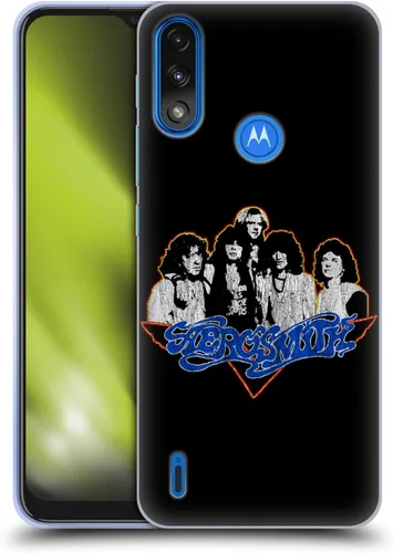Vista 83 de Head Case Designs Officially Licensed Aerosmith Back in The Saddle Again Classics Gel Case [Military Grade Protection] Compatible with Moto E7