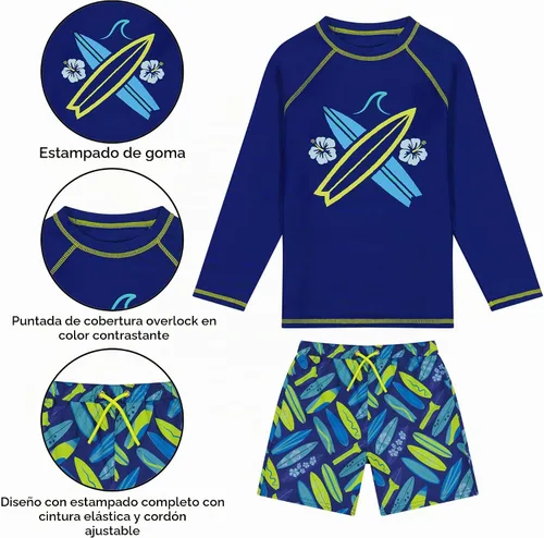 Vista 6 de ABG Accessories Paw Patrol & Mickey Mouse - Conjunto de traje de baño de manga larga para niños, gafas y sombrero de pescador, para niños de 3 a 8