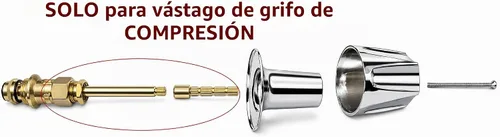 Vista 4 de ALITZ Kit extensor de vástago de 12 puntos para Pfister 910-3740 910-374 910-3850