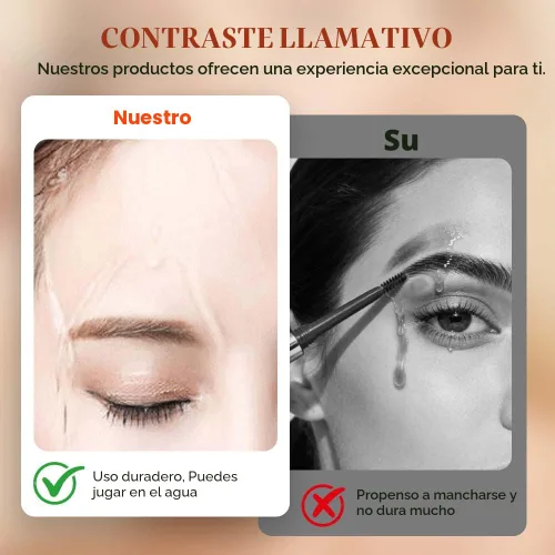 Vista 5 de Microblading - Lápices para cejas, 2026 nuevo bolígrafo de cejas impermeable 3D, lápiz de cejas de 4 puntas de larga duración, bolígrafo Negro