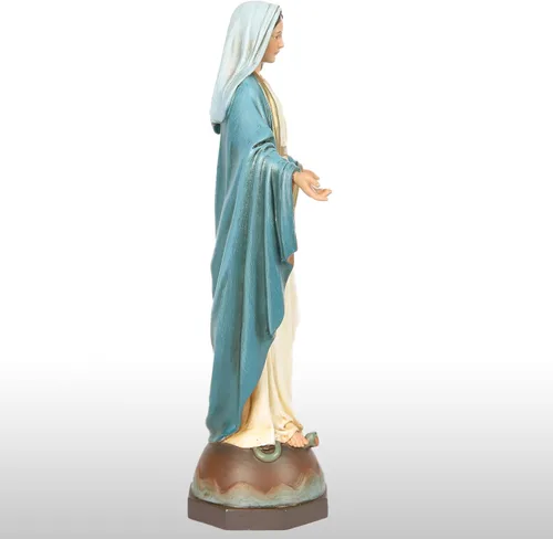 Vista 5 de BC Figura católica de Nuestra Señora de Gracia, estatua de la Virgen María, Madre Santa, de 17.8 cm de alto, regalo religioso para decoración