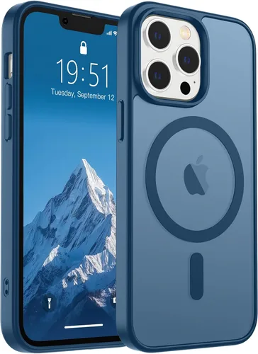 Vista 131 de SUPFINE Funda magnética para iPhone SE 2022 (3ª)/2020 (2ª), iPhone 8 (compatible con MagSafe) (protección contra caídas de grado militar), funda
