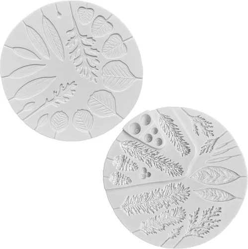 Vista 3 de ZHUOJIE Flower Pro - Molde de silicona para follaje de invierno y follaje de boda, decoración de pasteles y manualidades para bodas, guirnaldas
