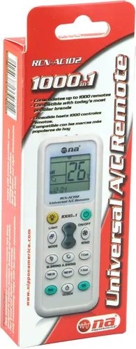 Vista 6 de Nippon America Control remoto universal para aire acondicionado compatible con Daikin, Hitachi, Carrier, Panasonic, LG, Sharp, Haier, Midea