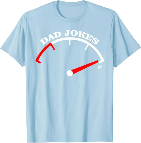 Vista 49 de Día del Padre Dad Jokes Fuel Car Pun Cargando Camiseta Padre, Negro
