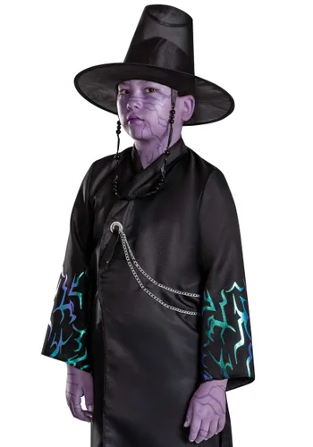 Vista 4 de Disfraz Clásico de Saja Boy de KPop Demon Hunters para Niños Multicolor