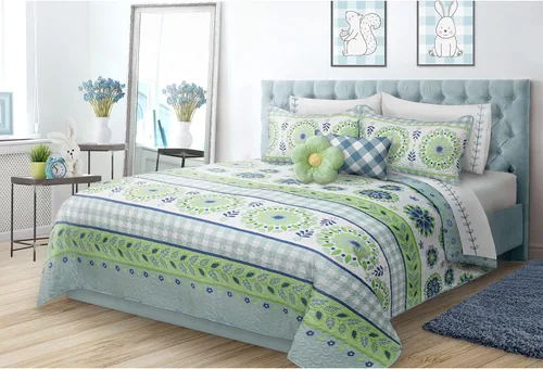 Vista 2 de Colchas Hayley para cama individual, colcha suave de verano, colcha de microfibra ligera, colcha de estilo moderno para todas las estaciones, 2
