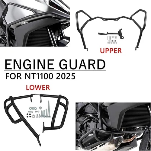 Vista 2 de Para Honda NT1100 DCT ES NT 1100 2025 Protector de motor de motocicleta Autopista Barras de choque Marco de carenado Protector de jaula de 1 set