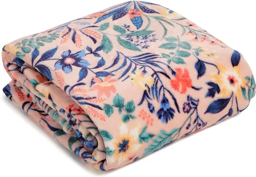 Vista 23 de Vera Bradley Manta de forro polar para mujer, manta de felpa suave para sofá, dormitorio y decoración del hogar