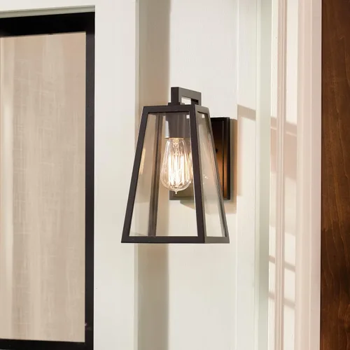 Vista 2 de Kichler Delison - Lámpara de pared (11,5 pulgadas, 1 Lt, color negro)