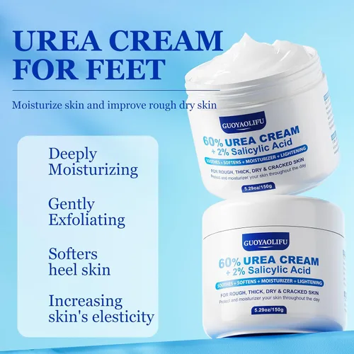 Vista 2 de Hydrating Urea Cream for Feet,60% Urea 2% Salicylic Acid Feet Cream 5.29oz