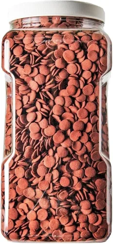 Vista 3 de Obleas pequeñas de hundimiento ultra color de 0.472 in a 1/2 pulgada para peces de fondo, camarones, caracoles, cangrejos, cangrejos de río, todos