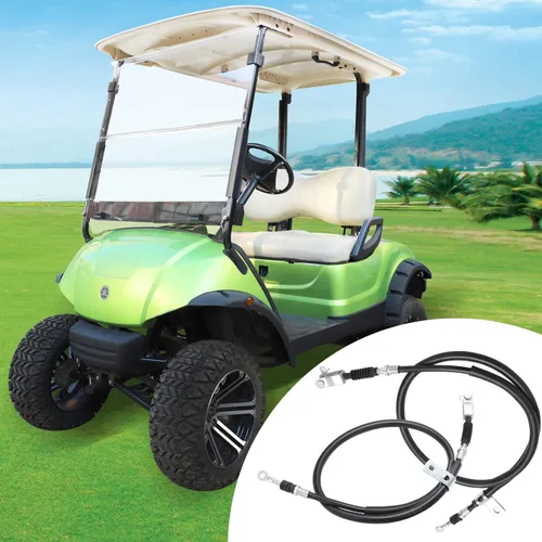 Vista 7 de Roykaw Juego de cables de freno para carrito de golf compatible con Yamaha G8/G14/G16/G19 a gas y modelos eléctricos, lado del conductor