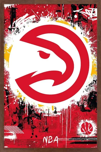 Vista 16 de Trends International NBA Atlanta Hawks - Póster de pared con logotipo Maximalist 23