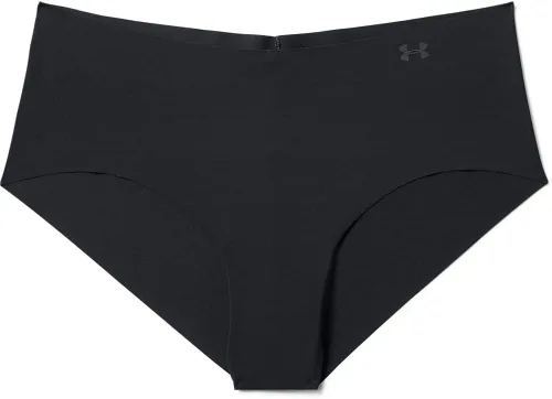 Vista 4 de Under Armour - Calzones hípsters para mujer completamente elásticos, paquete de 3
