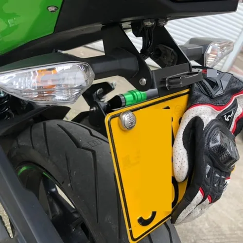 Vista 4 de F adecuado para Kawasaki NINJA400 250 650 Z400 Z650 Z900 Rs marco de soporte de matrícula 2017-2019 Y