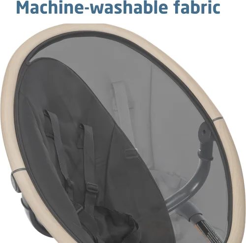 Vista 7 de Maxi-Cosi Cassia Columpio Inteligente para Bebés para Infantes, Columpio Portátil Plegable con Música, Rotación de 360°, 5 Velocidades, 12 Melodías