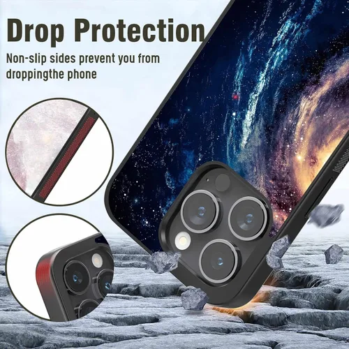 Vista 4 de Space Nebula - Fundas de silicona para iPhone 11, 12, 13, 14, 15, 16, Pro Max, Mini, X, Xr, para Samsung Note 10, 20, S21, S22, S23, S24, S25, Ultra