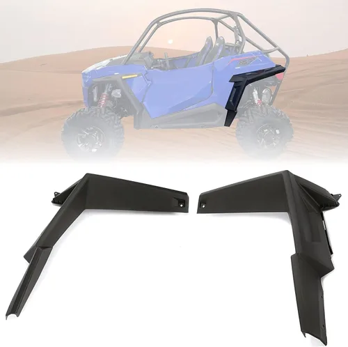 Vista 14 de KUAFU Fender Flare - Protector contra salpicaduras compatible con Polaris RZR Trail 900 EPS UTV 2014-2024, protectores de barro, protección contra