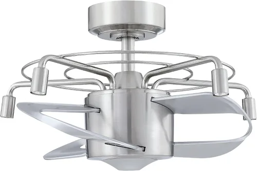 Vista 8 de Parrot Uncle Ventiladores de techo con luces y control remoto sin aspas, ventilador de techo con luz para dormitorio, ventiladores de techo