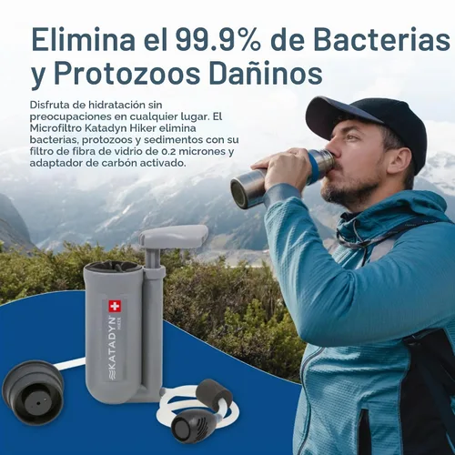 Vista 5 de Katadyn Filtro de agua Hiker Pump-Action, 11 oz