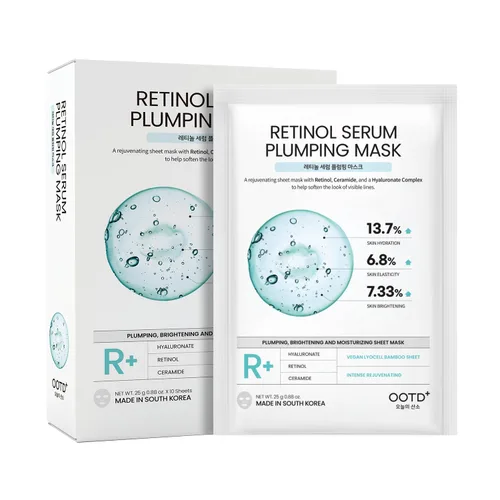 Vista 15 de Mascarilla facial coreana #OOTD para el cuidado de la piel seca y sensible Mascarillas en hoja hidratantes, revitalizantes, calmantes