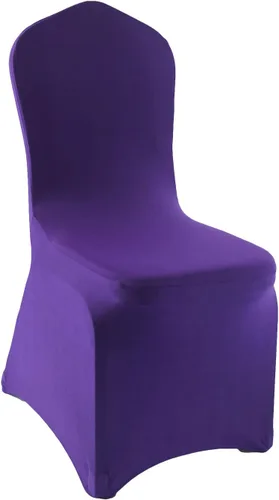 Vista 14 de Fundas elásticas para sillas de elastano negro, 12 fundas elásticas para sillas de boda, fiesta, comedor, buceo (negro, 12)