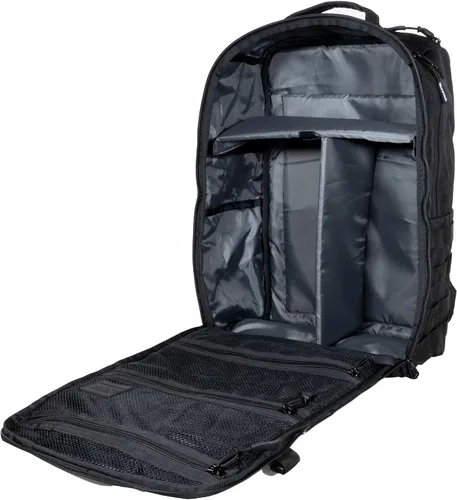 Vista 3 de Bolsa de gimnasio Serious Steel Fitness Bolsa de lona de nylon 1000D Resistente, Negro