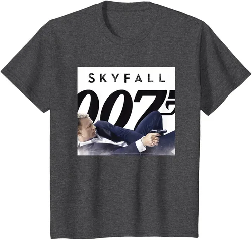 Vista 26 de Official James Bond 007 Camiseta Skyfall, Negro