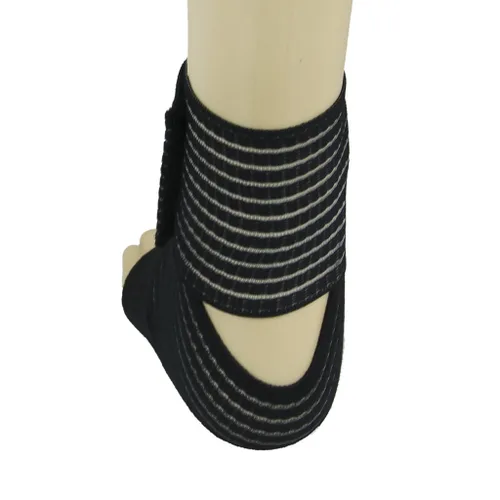 Vista 5 de BXT Un par (2 piezas) elástico transpirable para el tobillo, soporte de compresión para rodilla, codo, muñeca, tobillo, soporte de mano, correa