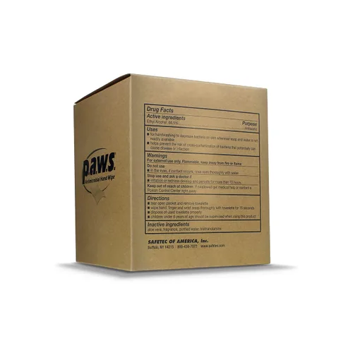 Vista 5 de Safetec PAWS Toalla antimicrobiana 6 cajas (100 cada una)