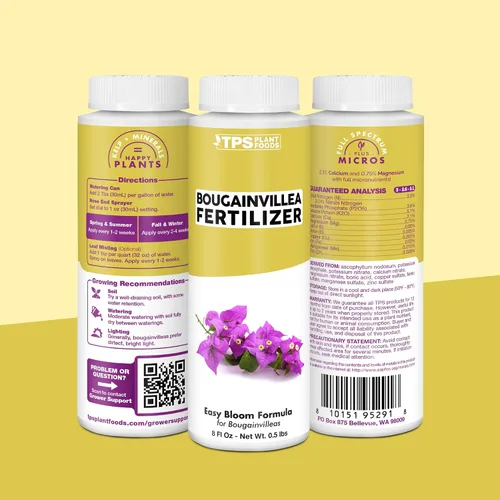Vista 8 de Fertilizante para Buganvillas, alimento líquido completo para plantas de Buganvilla, 8 oz (250mL)