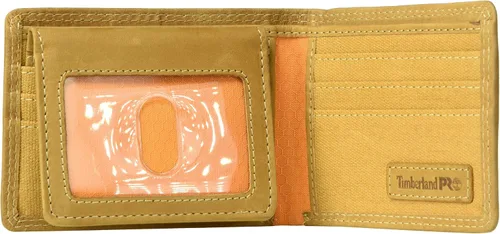 Vista 4 de Timberland PRO Men's Leather RFID Wallet with Removable Flip Pocket Card Carrier