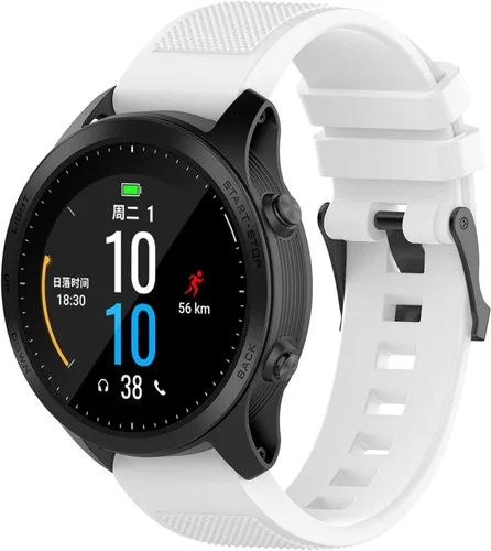 Vista 9 de Compatible con Garmin Fenix 6 Pro Watch Bands, Forerunner 945 Bands, 0.866 in Quickfit Silicona Correa de repuesto para Garmin Instinct, Fenix 5
