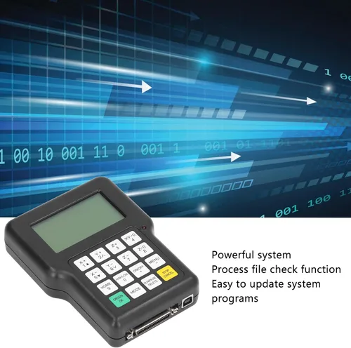 Vista 5 de Controlador de máquina de grabado CNC de 3 ejes, kit de tablero de control remoto con microstepping alto para mecanizado de precisión 120 V 60 Hz