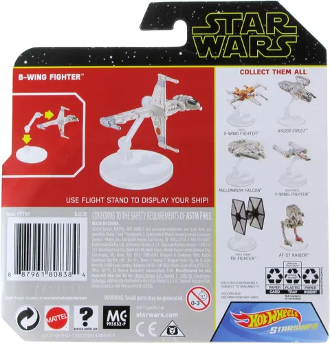 Vista 2 de Hot Wheels Star Wars Starships B-Wing Fighter