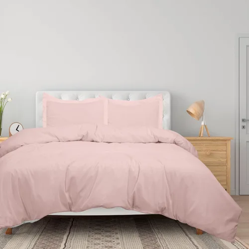 Vista 19 de ROYALE LINENS Funda de edredón negra tamaño individual – Fundas de edredón de 2 piezas – Cierre de cremallera – 1 funda de edredón individual de 68