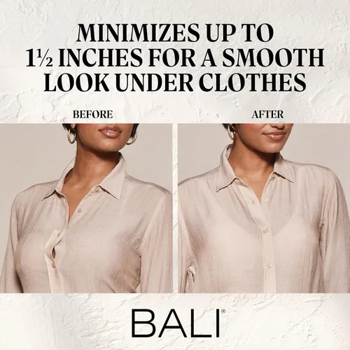 Vista 4 de Bali Women's Lilyette Minimizer Underwire Lace Trim, Microfiber Full Coverage Bra