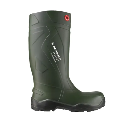 Vista 5 de Dunlop Botas Wellington para lluvia unisex, Verde