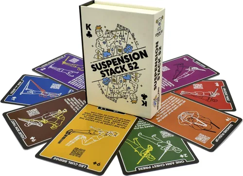 Vista 9 de Stack 52 Mega Pack de tarjetas de ejercicios de suspensión Mega Pack de 122 cartas