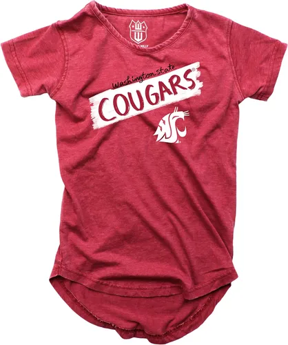 Vista 7 de Wes and Willy NCAA - Camiseta Burnout para niñas S/S