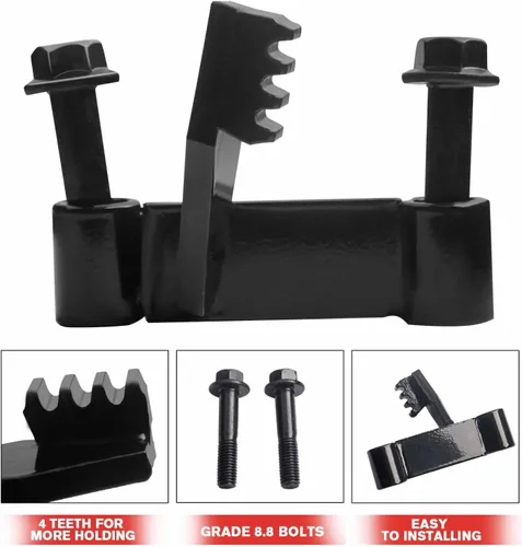 Vista 6 de Chelhead LS - Herramienta de bloqueo para volante de acero, óxido negro, herramienta de bloqueo de placa flexible compatible con motor Chevy LS 1 2