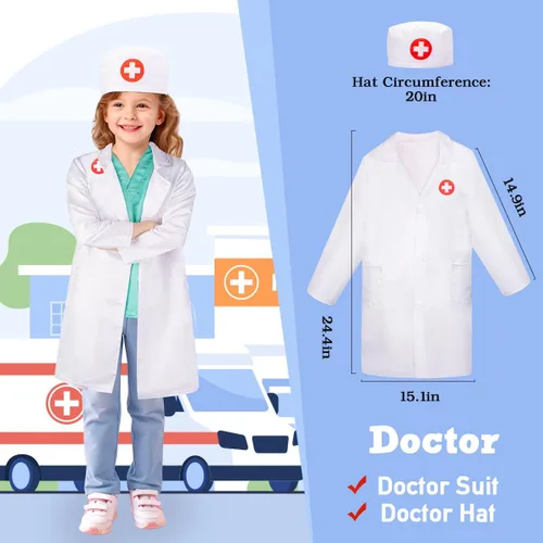 Vista 4 de Ropa de Vestir para Juego de Roles de LOYO para Niños de 3 a 8 Años
