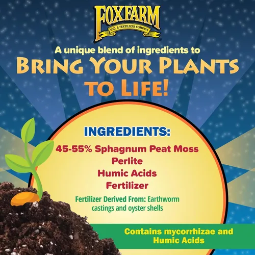 Vista 2 de FoxFarm Light Warrior Seed Starter - Medio de cultivo de semillas, 1 pie cúbico, beneficioso para la germinación de semillas y el desarrollo