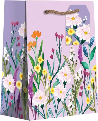 Vista 3 de Jillson Roberts Bolsas medianas, Gypsy Floral (12 piezas)