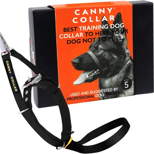 Vista 24 de Canny Gentle - Collar de cabeza de entrenamiento para perros sin tirones, color negro, talla 4 Kind, safe, comfortable & gentle, trains your dog