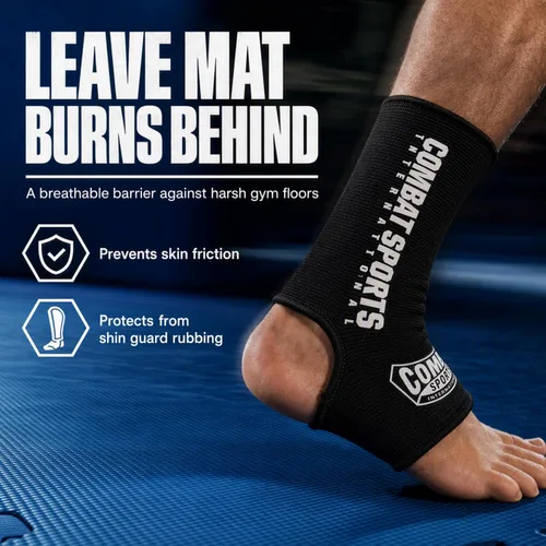 Vista 5 de Combat Sports Muay Thai MMA Tobilleras Azul